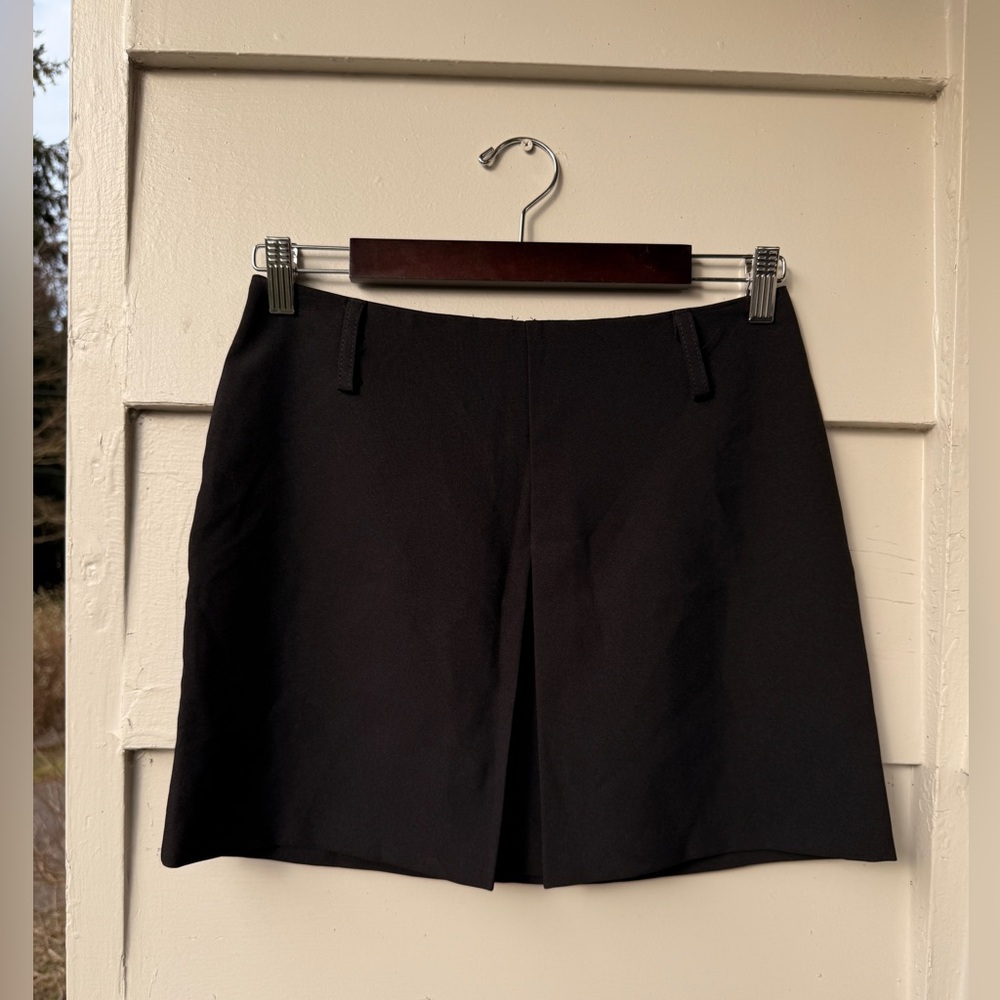 A Byer Classic Flirty Mini Black Skirt